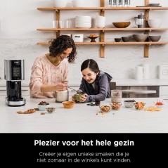 Buy Ninja Creami NC300EU Ice Cream Maker - 473ml, 800W, Black-Silver - Perfect for Delicious Homemade Treats!